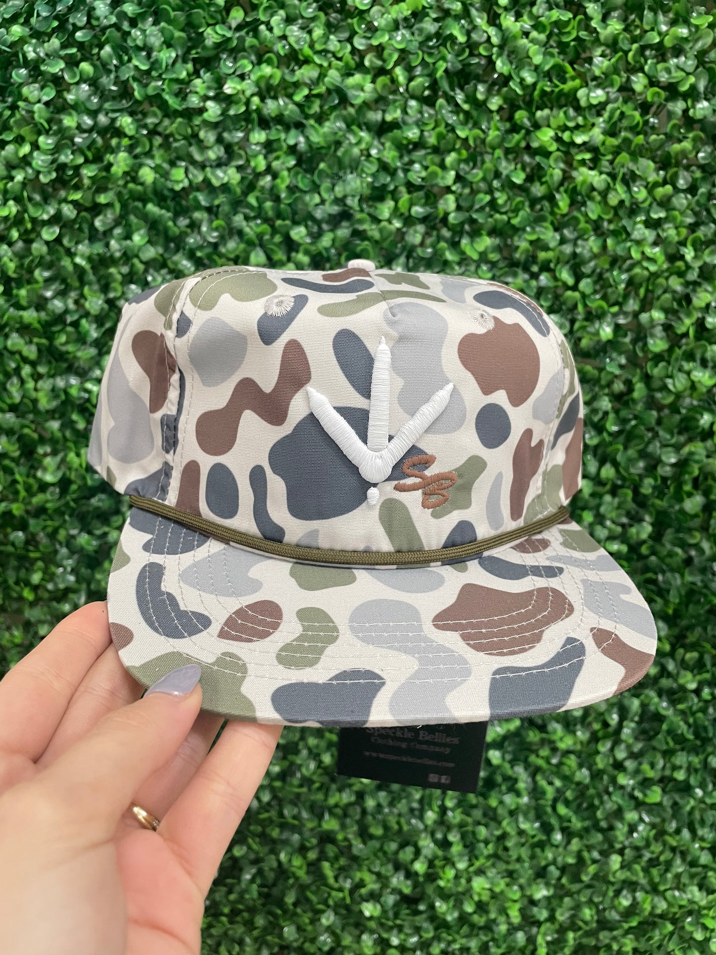 Speckle Bellies Turkey Track Camo Hat