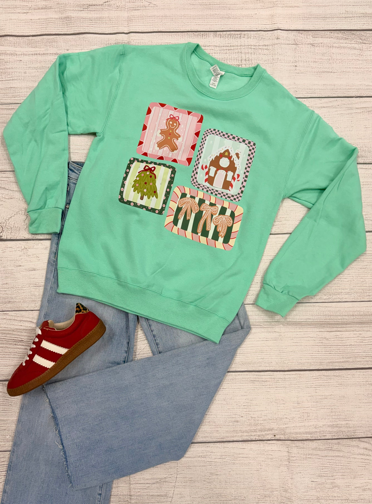 Holiday Frame Coquette Sweatshirt