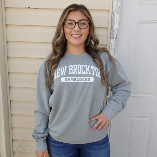 New Brockton Gamecocks Granite SoFriCo Crewneck