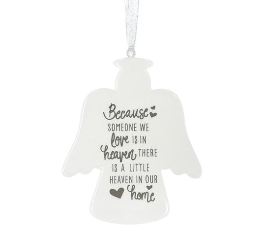 Heaven in our Home Angel Ceramic Ornament
