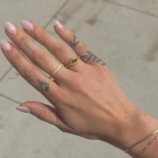 Nikki Smith Dylan Ridged Band Ring