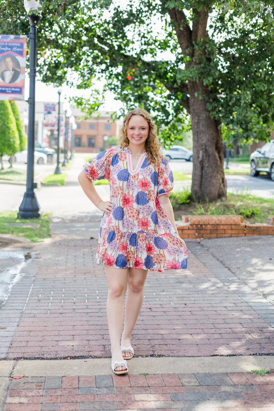 Dandelion Dress - Pink Mix