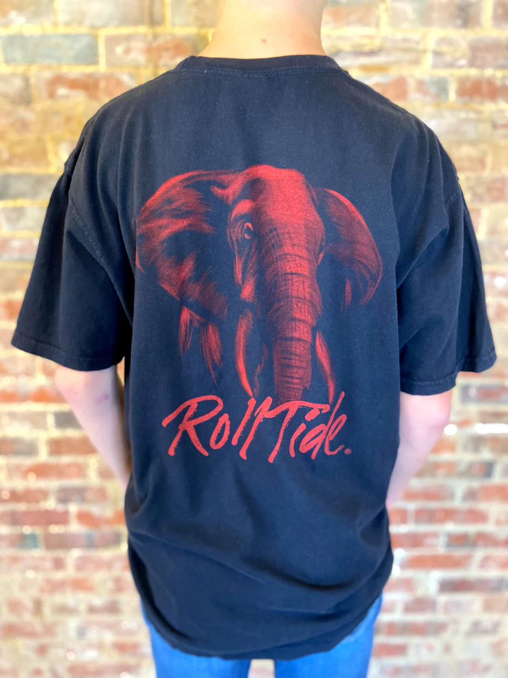Speckle Bellies Alabama Shadow Elephant Tee