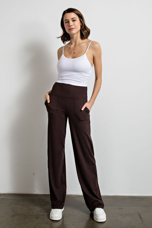 Running Errands Yoga Pants - French Press