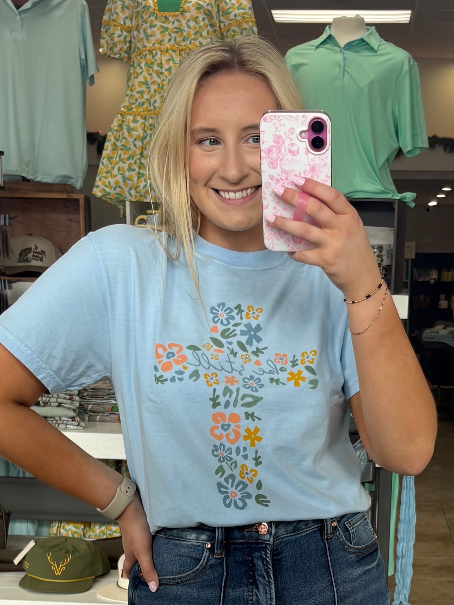 SoFriCo Floral Cross Tee