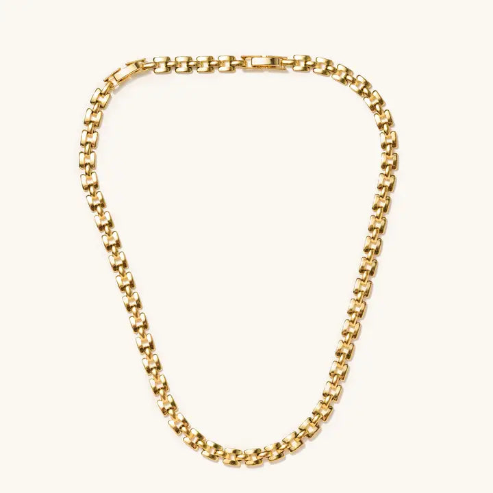 Nikki Smith Golden Geo Necklace