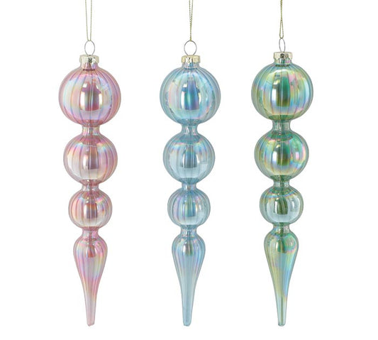 Long Glass Ornament