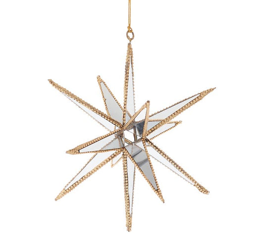Mirrorball Starburst Ornament Large