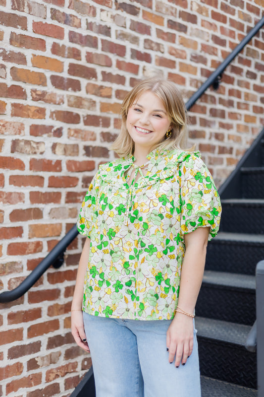 People Pleaser Top- Green