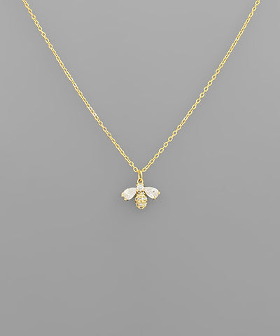 Gold Bee Necklace