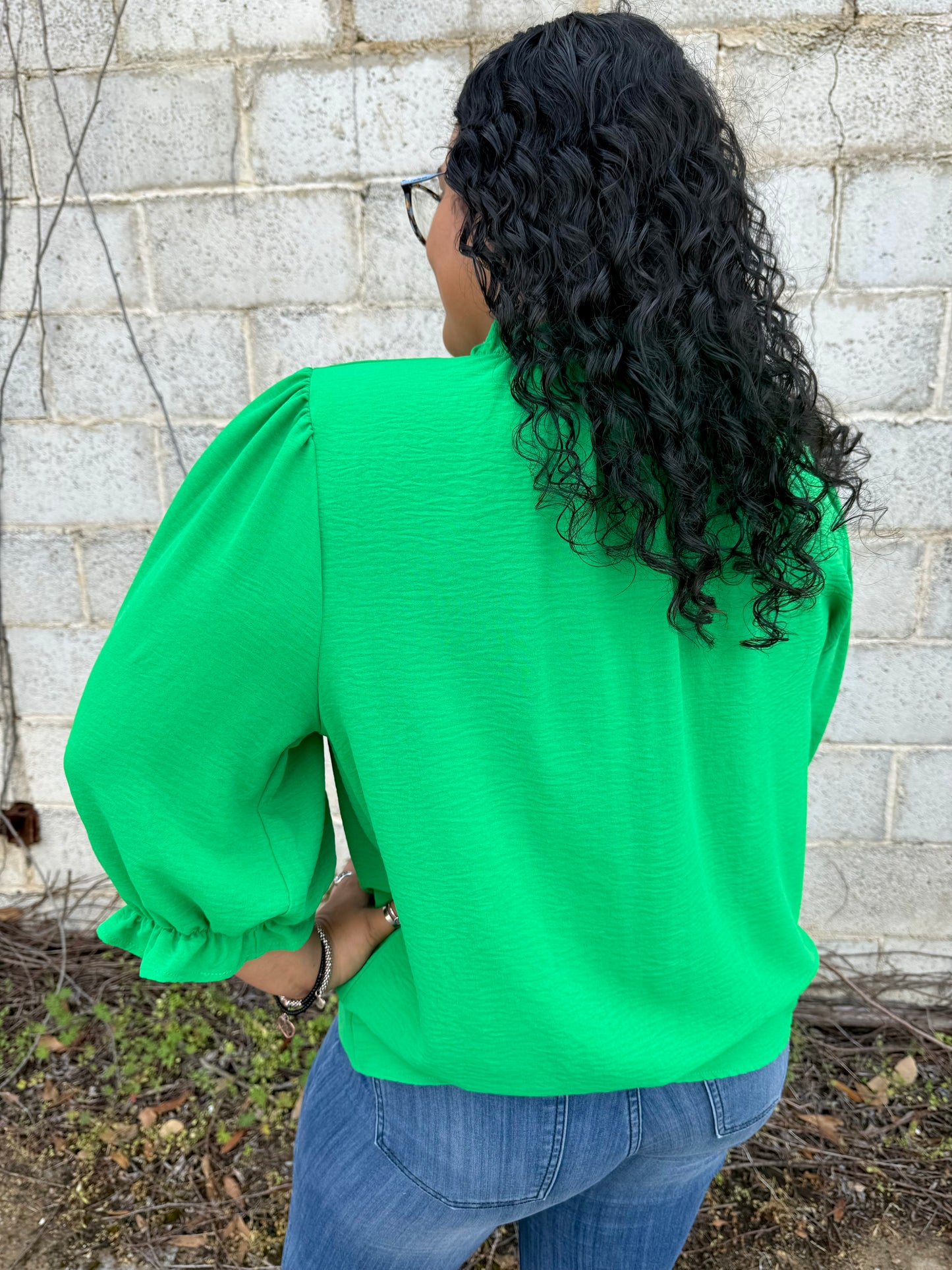 Back to Business Top, Kelly Green
