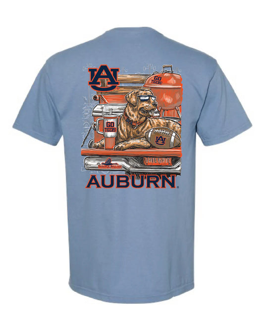 Speckle Bellies Auburn Tumbler Lab Tee - Washed Denim