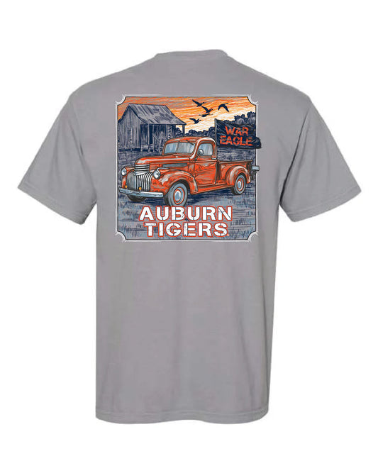 Speckle Bellies Auburn Truck Tee