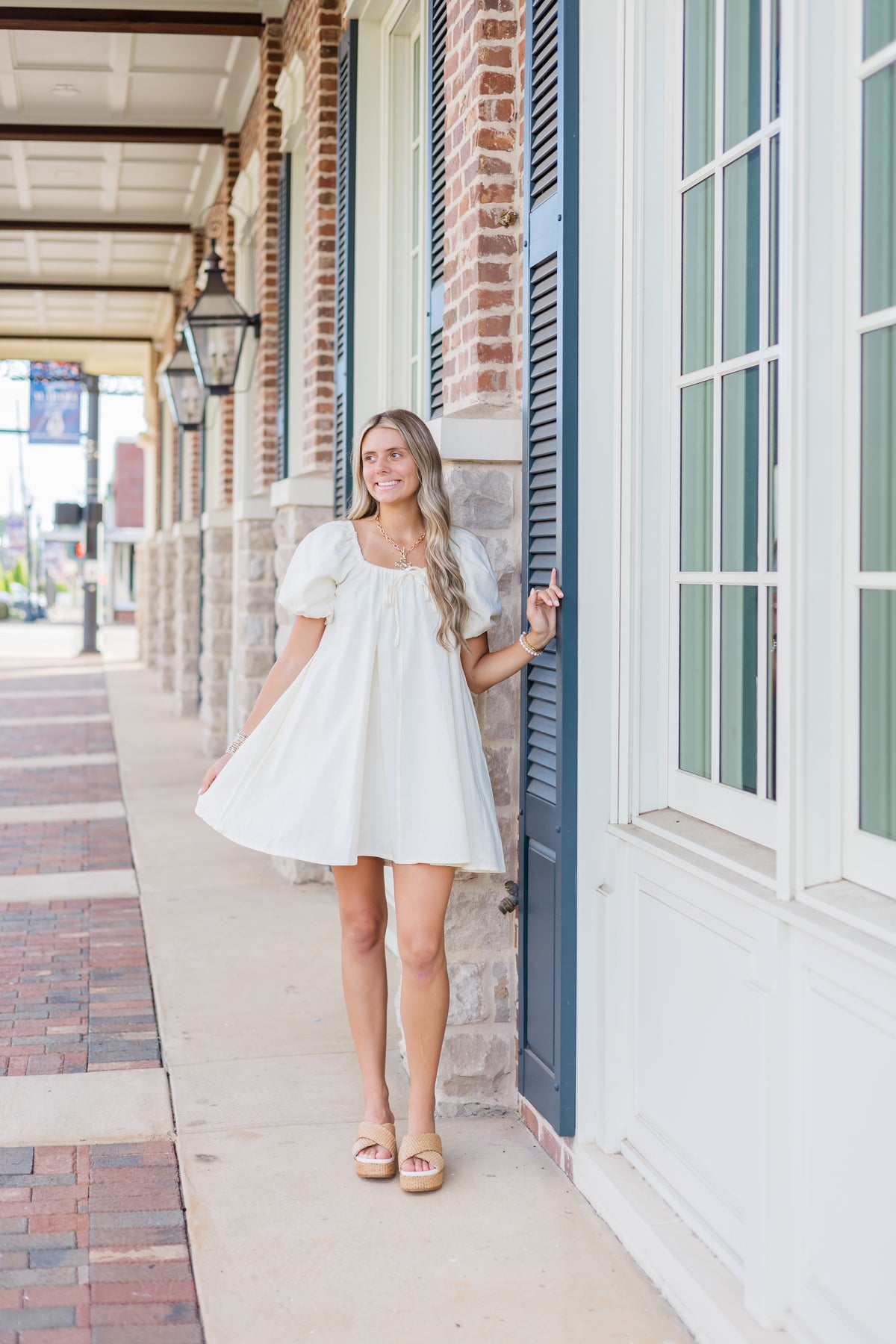 Lunch Date Dress - Ivory