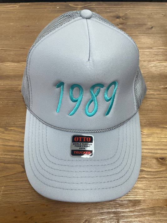 Embroidered 1989 Trucker Hat