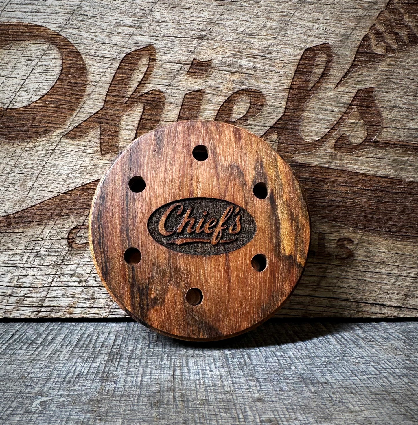 Chief’s Custom Calls Bocote Copper Glass Turkey Call