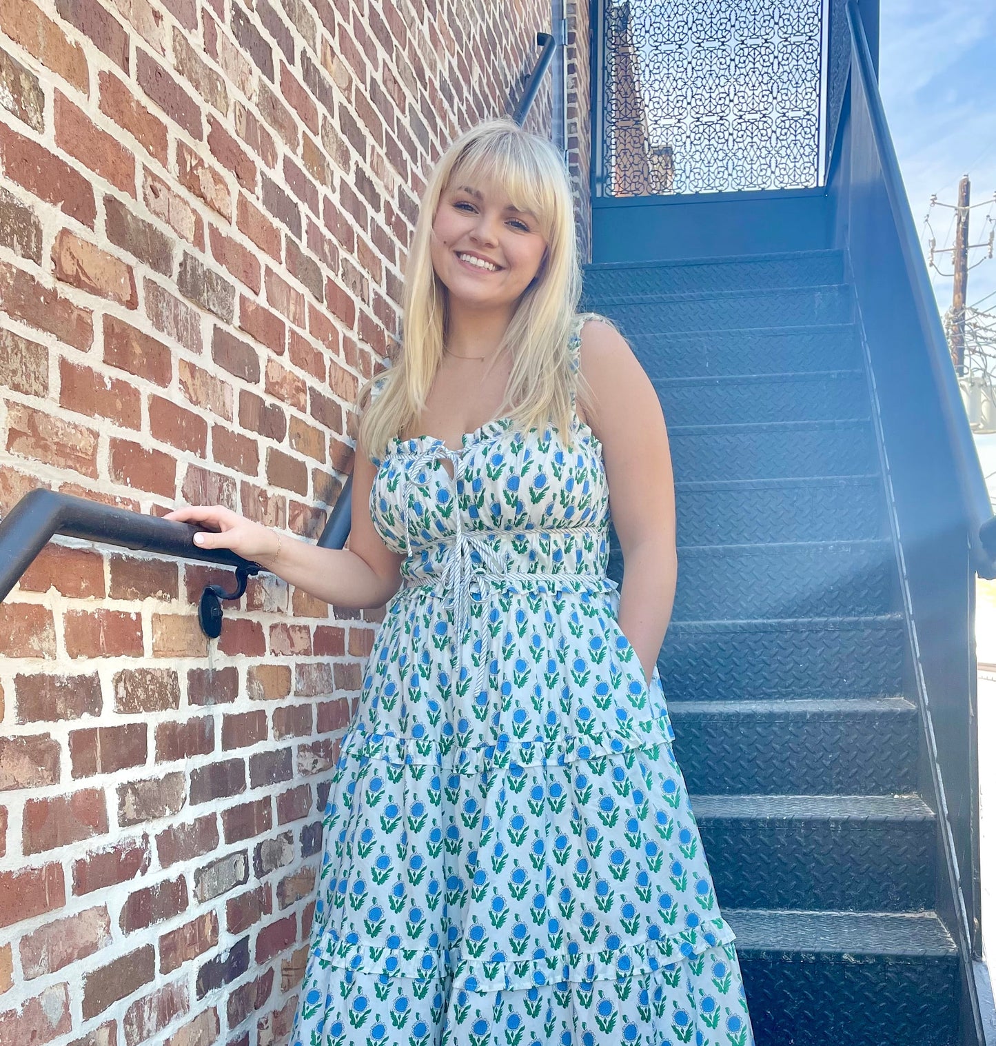 Lily of the Valley Dress - White