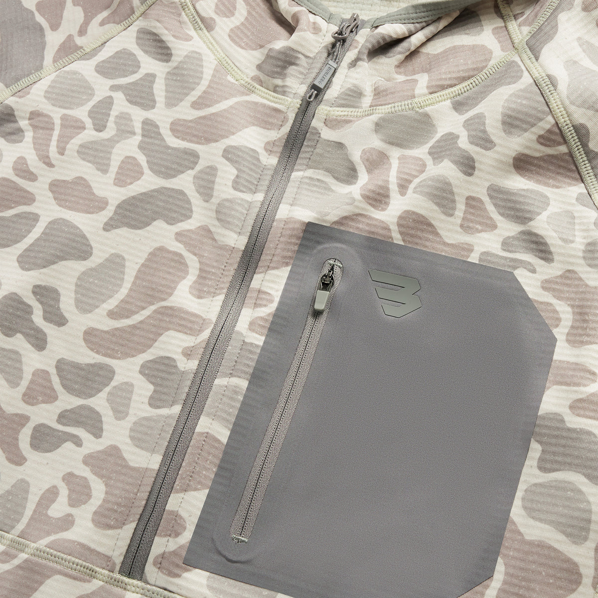 Burlebo Blaze Tech Quarter Zip - Classic Deer Camo