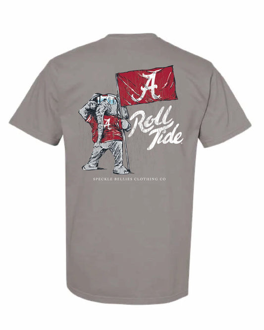 Speckle Bellies Alabama Big Al Flag Tee