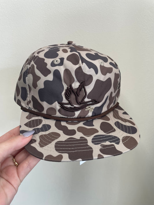 Speckle Bellies Prep Goose Slough Rope Hat