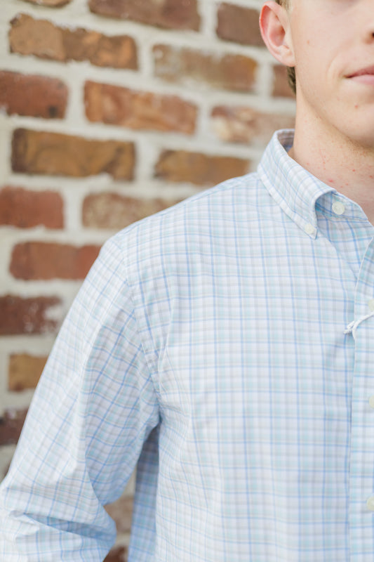 Willowbend Plaid LS - Folkstone Gray