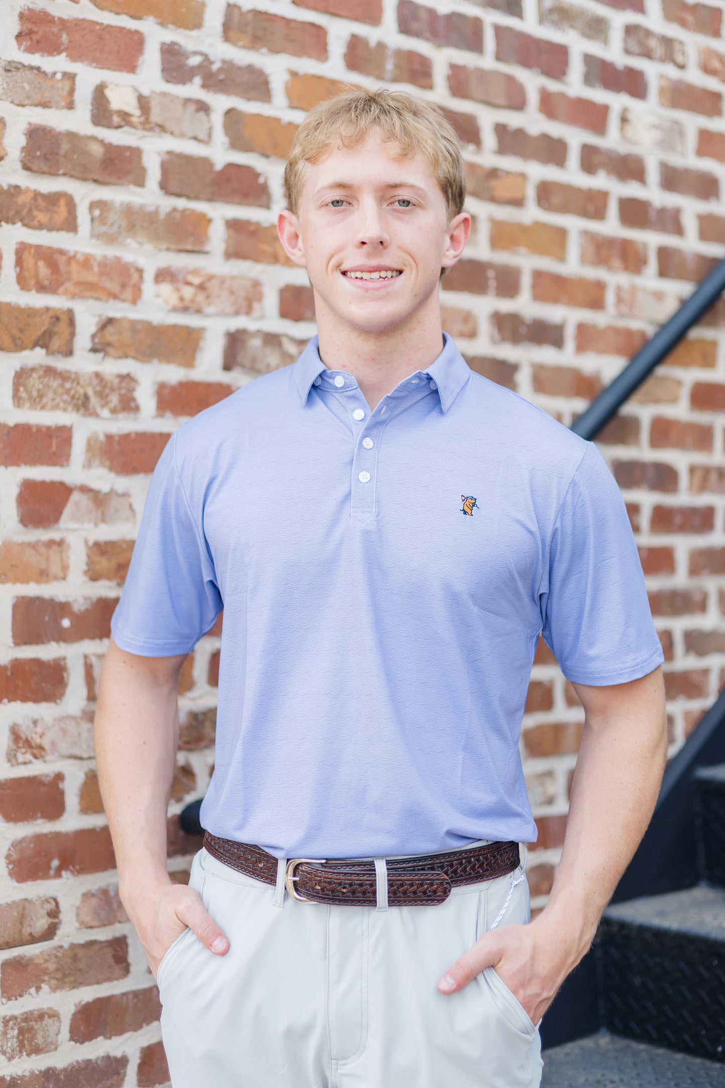 Caddie Wave Polo - Purple