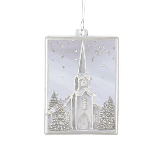 Rectangle Church Ornament