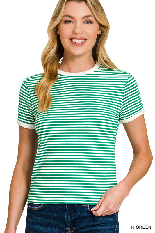 Let's Go Shopping Top - Kelly Green