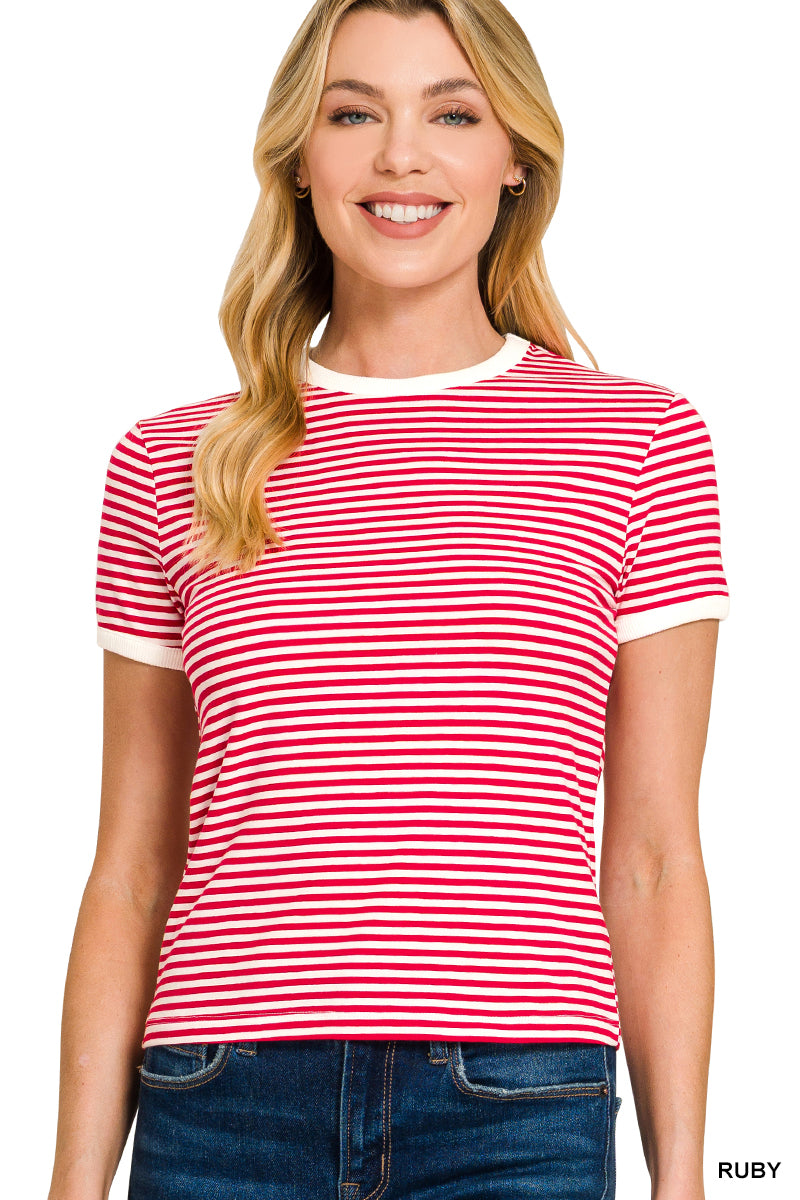 Let's Go Shopping Top - Ruby