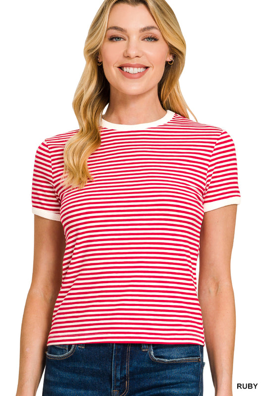 Let's Go Shopping Top - Ruby
