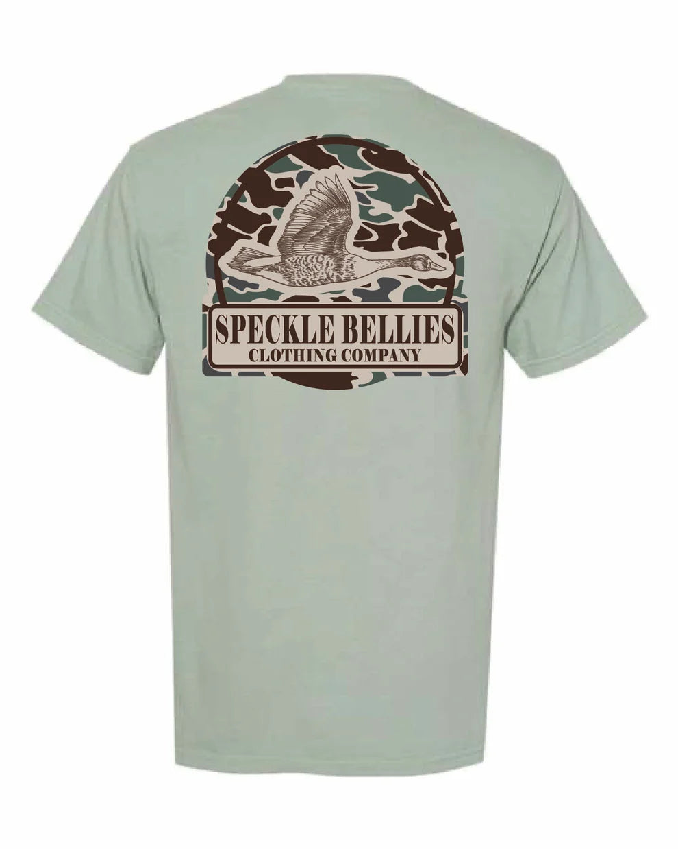 Speckle Bellies Camo Arch Logo Tee