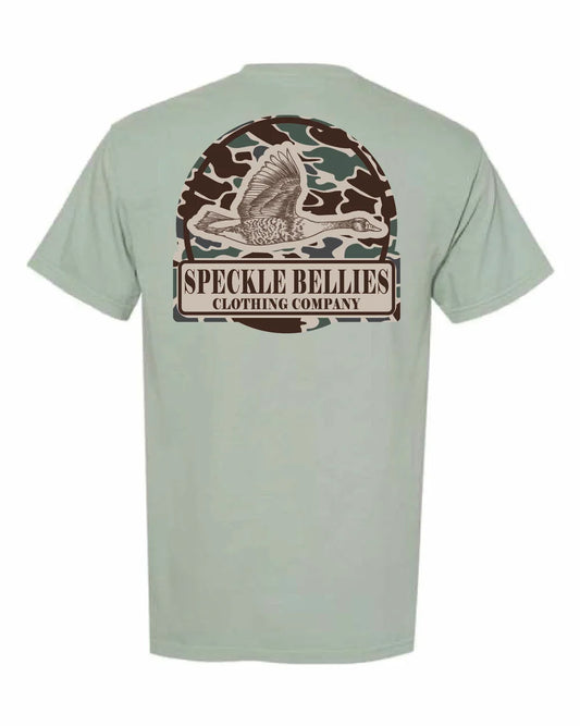Speckle Bellies Camo Arch Logo Tee