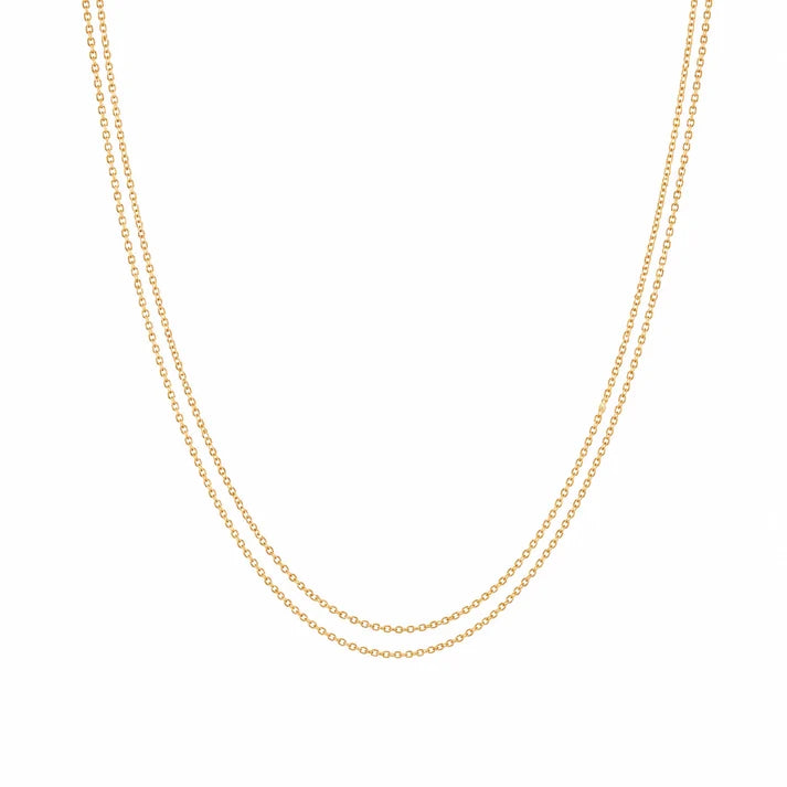 Ellie Vail Vicki Double Chain Choker Necklace