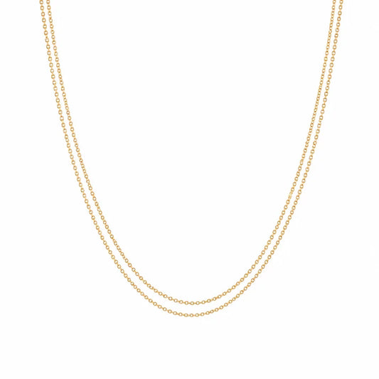 Ellie Vail Vicki Double Chain Choker Necklace