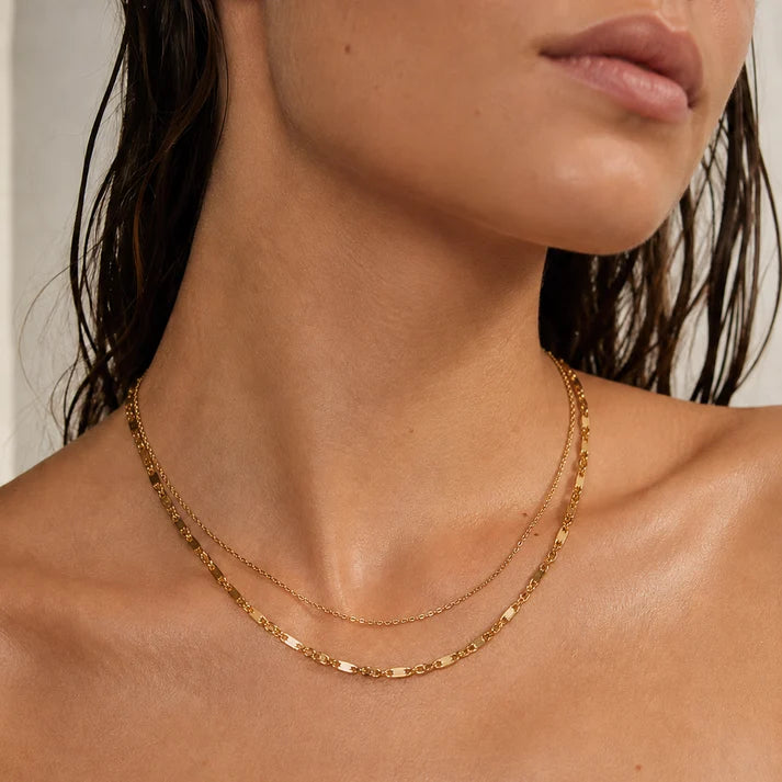 Ellie Vail Dora Double Chain Necklace