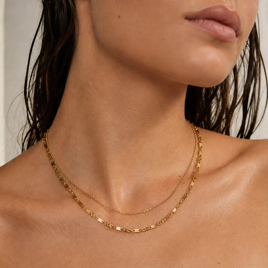 Ellie Vail Dora Double Chain Necklace