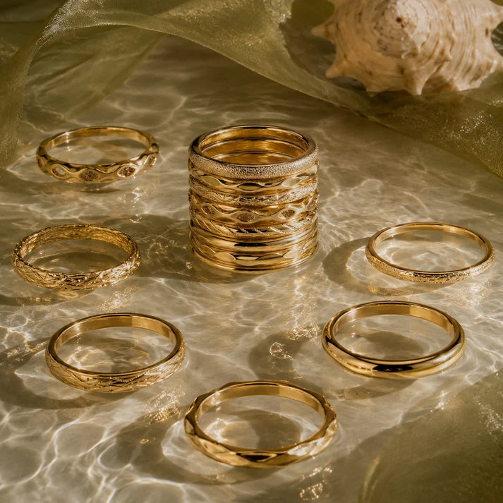 Ellie Vail Riviera Stackable Ring Set