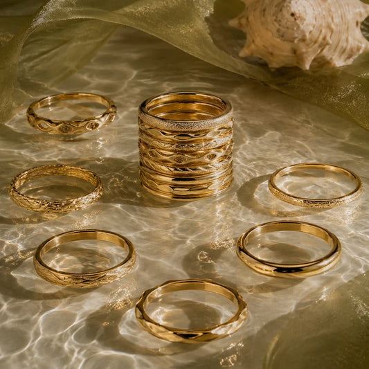 Ellie Vail Riviera Stackable Ring Set