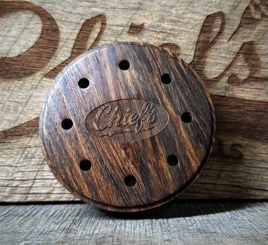 Chief’s Custom Calls Brazilian Hickory Aluminum Glass Turkey Call