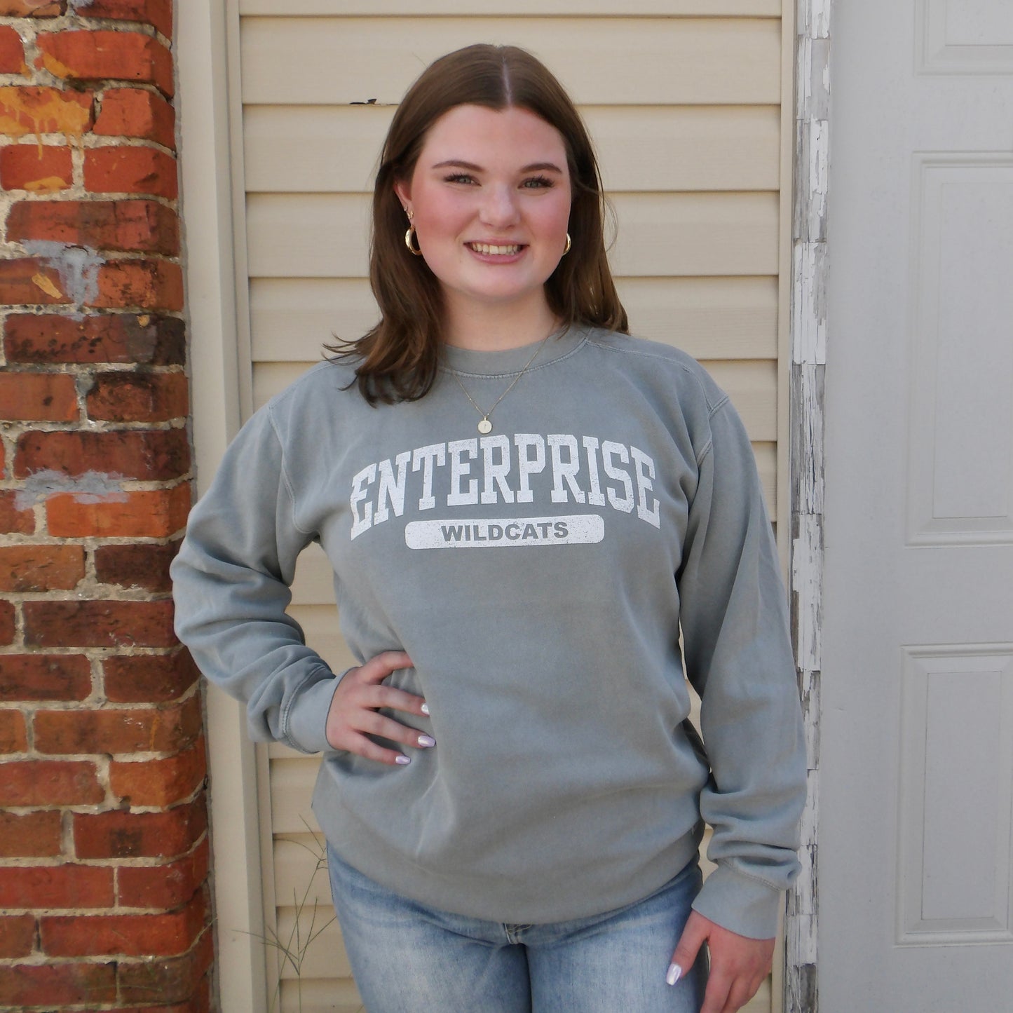 Enterprise Wildcats Granite SoFriCo Crewneck
