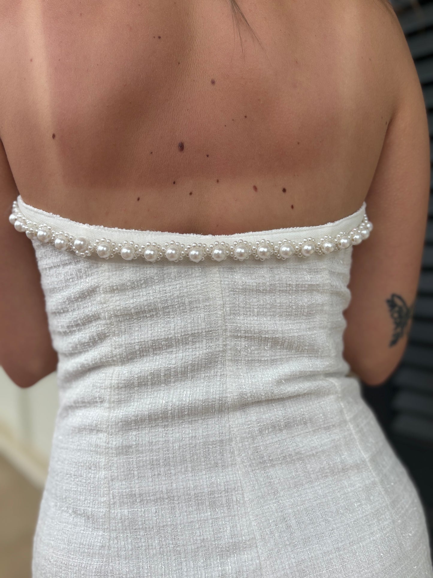 Beautiful in Pearls Mini Dress