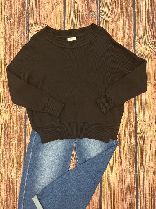 Bringing Back the Basics Sweater - Black