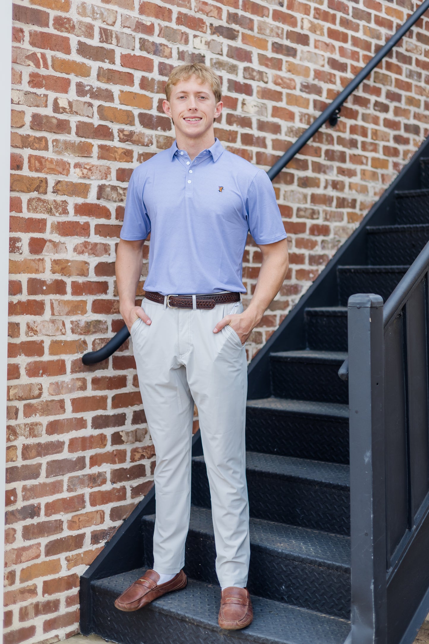 Caddie Wave Polo - Purple