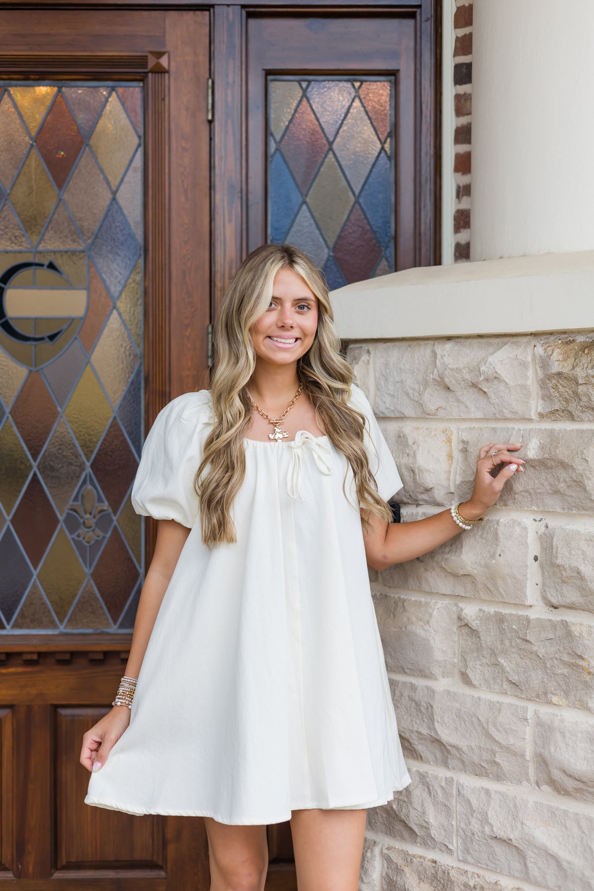 Lunch Date Dress - Ivory
