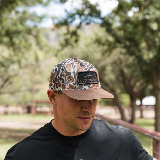 Burlebo Mesh Woods Camo Cap