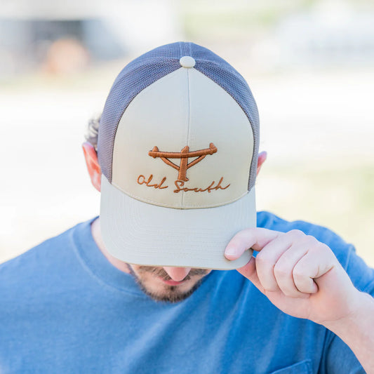 Old South Lineman Pole Trucker Hat