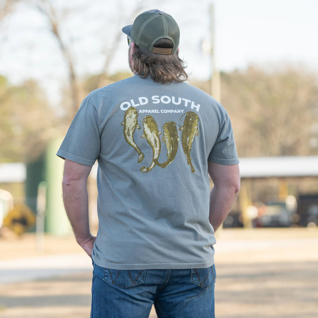 Old South Flat Head Catfish Tee