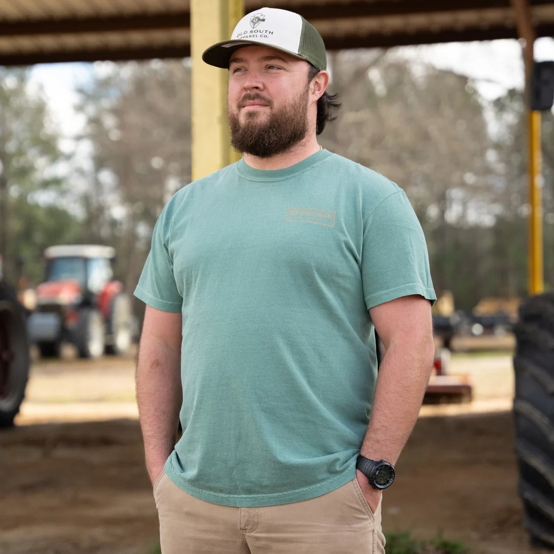 Old South Dog Outline Tee
