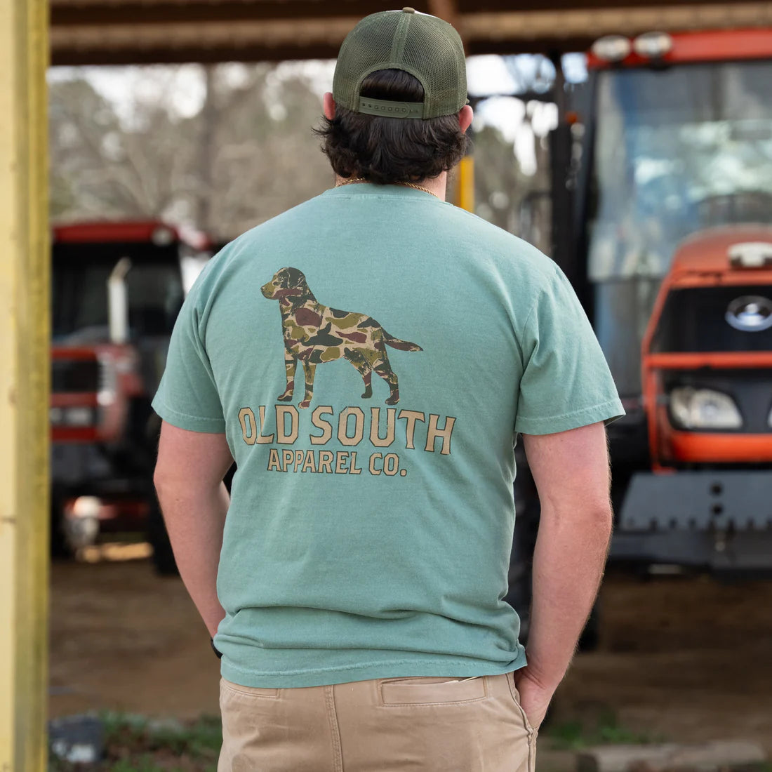 Old South Dog Outline Tee