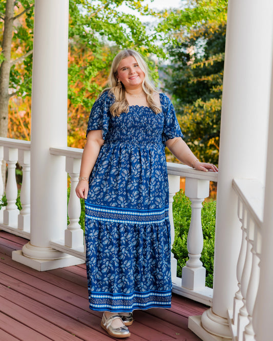 End of Summer Blues Dress
